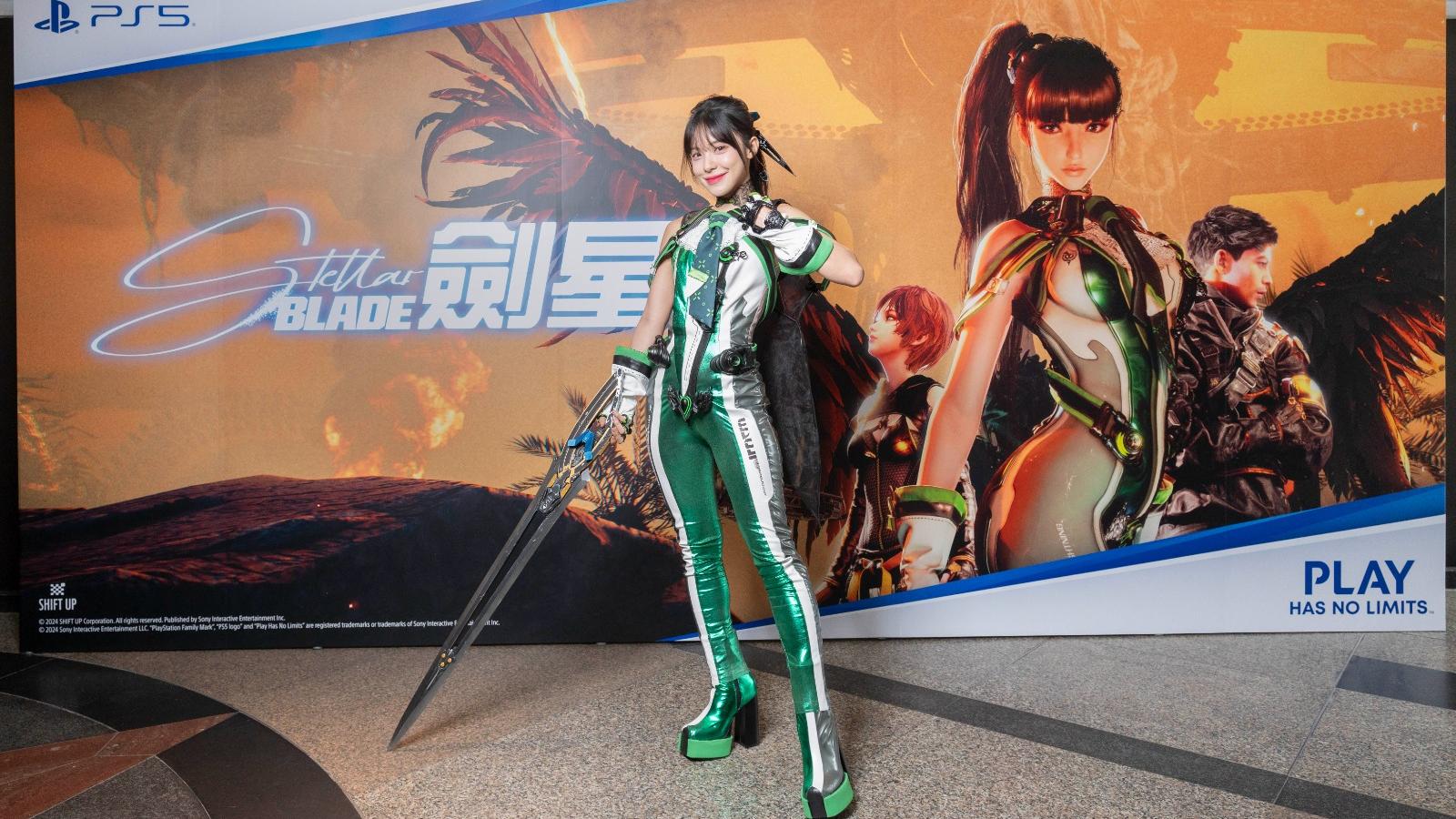 李多慧化身PS5獨佔遊戲《劍星》女主角「伊芙 EVE」與香港粉絲見面